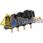 Купить форсунки Stag-W02, 4 цилиндра (черные 60-168 л.с.) с жиклёрами и штуцерами в коллектор Купить форсунки Stag-W02, 4 цилиндра (черные 60-168 л.с.) с жиклёрами и штуцерам